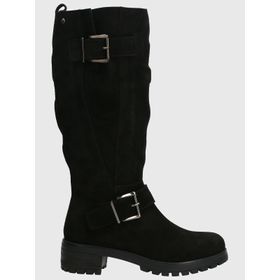 Bota Para Mujer Cuero Ester Negro Hush Puppies