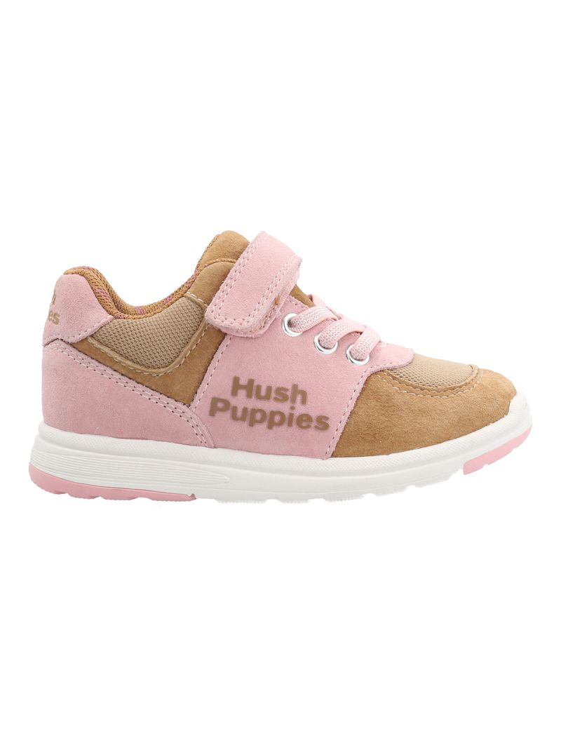 Zapatilla-Para-Niña-Cuero-New-Artis-Marron-Hush-Puppies