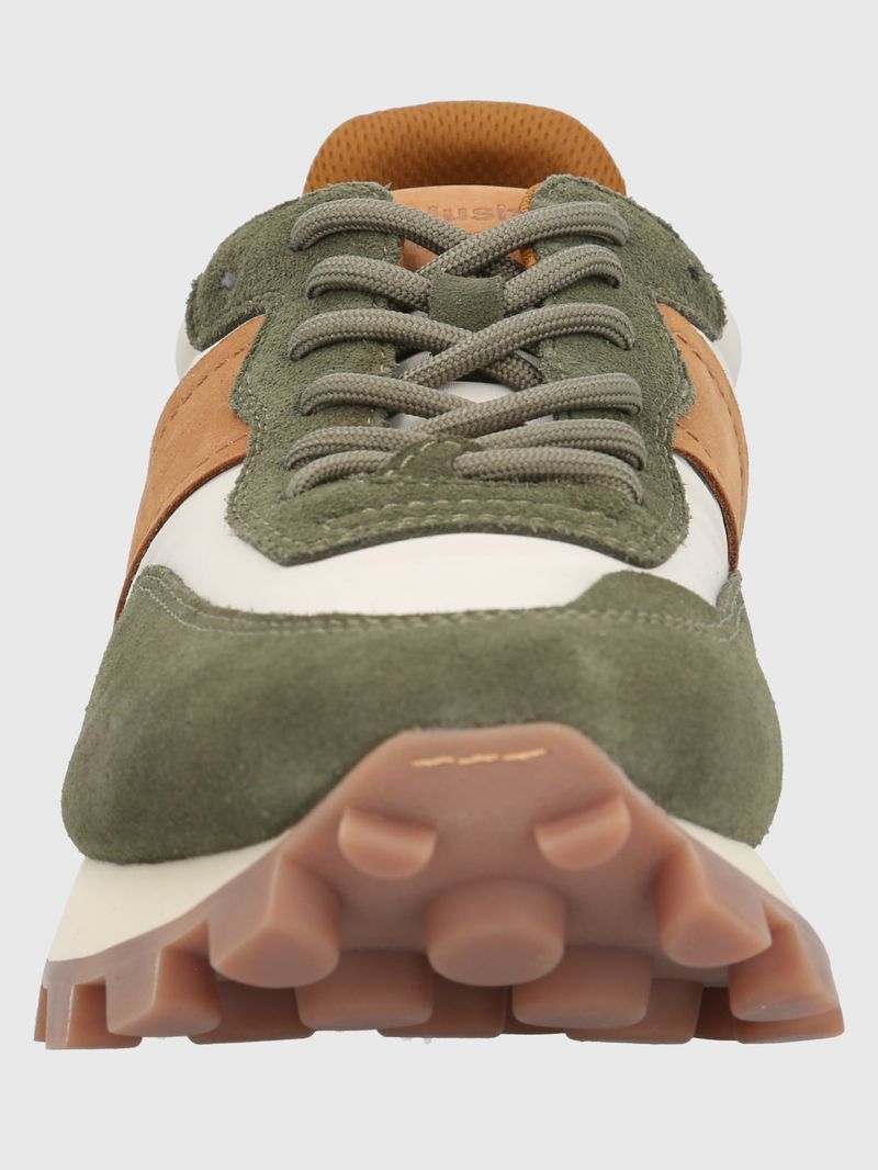 Zapatilla-Para-Mujer-Cuero-Janet-Verde-Militar-Hush-Puppies