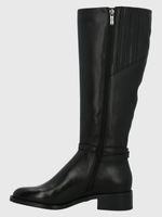 Bota-Para-Mujer-Cuero-Kyla-Negro-Hush-Puppies