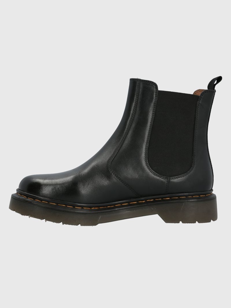 Botin-Para-Mujer-Cuero-Mart-Negro-Hush-Puppies