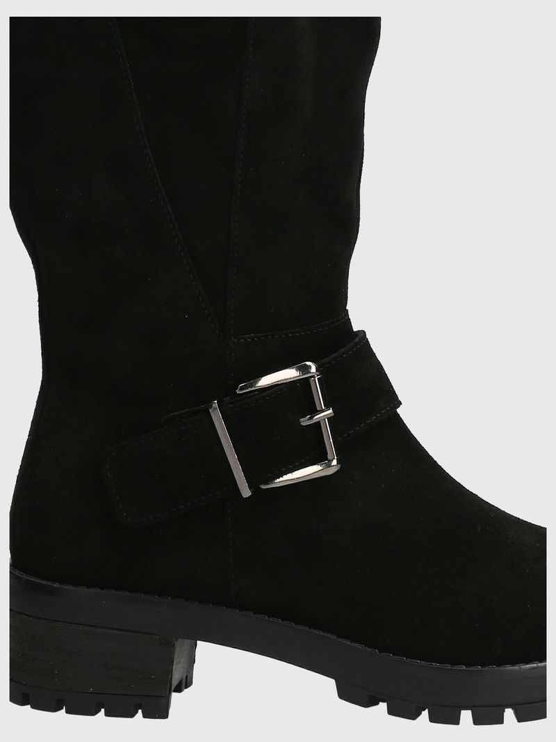 Bota-Para-Mujer-Cuero-Ester-Negro-Hush-Puppies