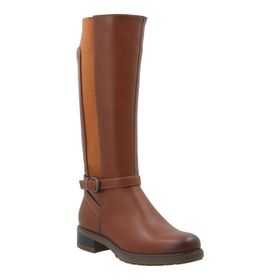 BOTA PARA MUJER SINTÉTICO MILI COGNAC HUSH PUPPIES
