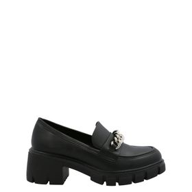 Mocasín Para Mujer Sintético Leeds Negro Hush Puppies