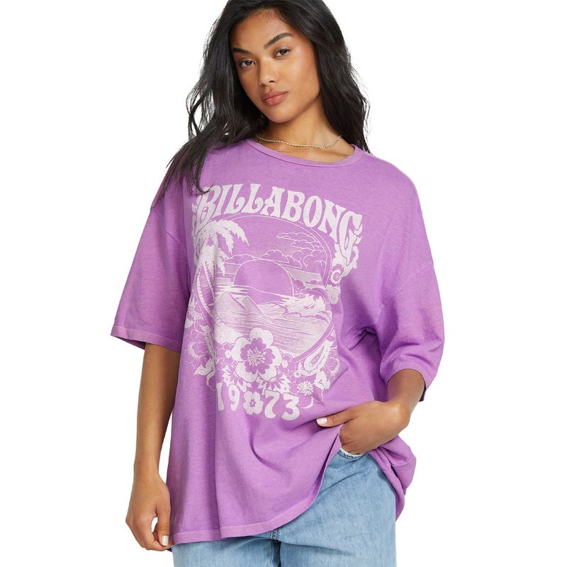 Polo-Basico-Para-Mujer-Sweet-Ride-Morado-Billabong