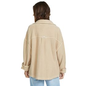 CASACA PARA MUJER EVERYTIME FLEECE SHACKET BEIGE BILLABONG