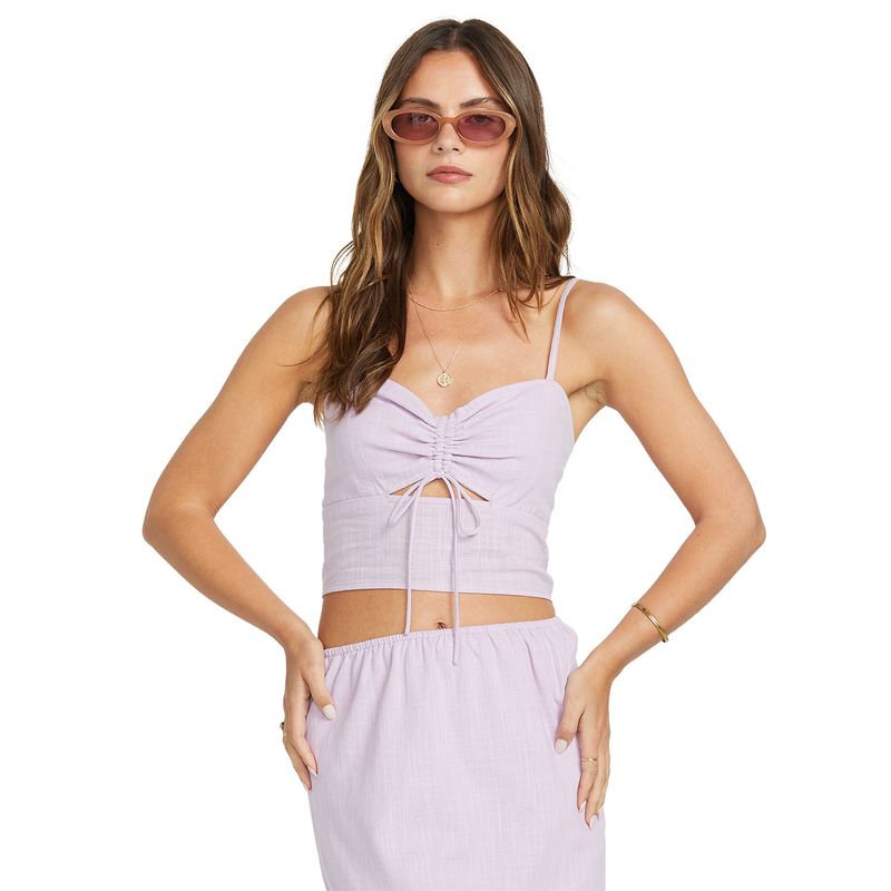 Blusa-Para-Mujer-Lost-Lovers-Top-Morado-Billabong