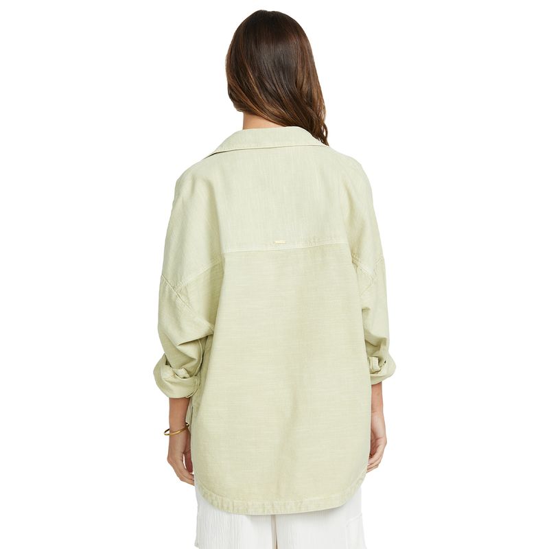 Blusa-Para-Mujer-Stoked-On-You-Twill-Verde-Billabong