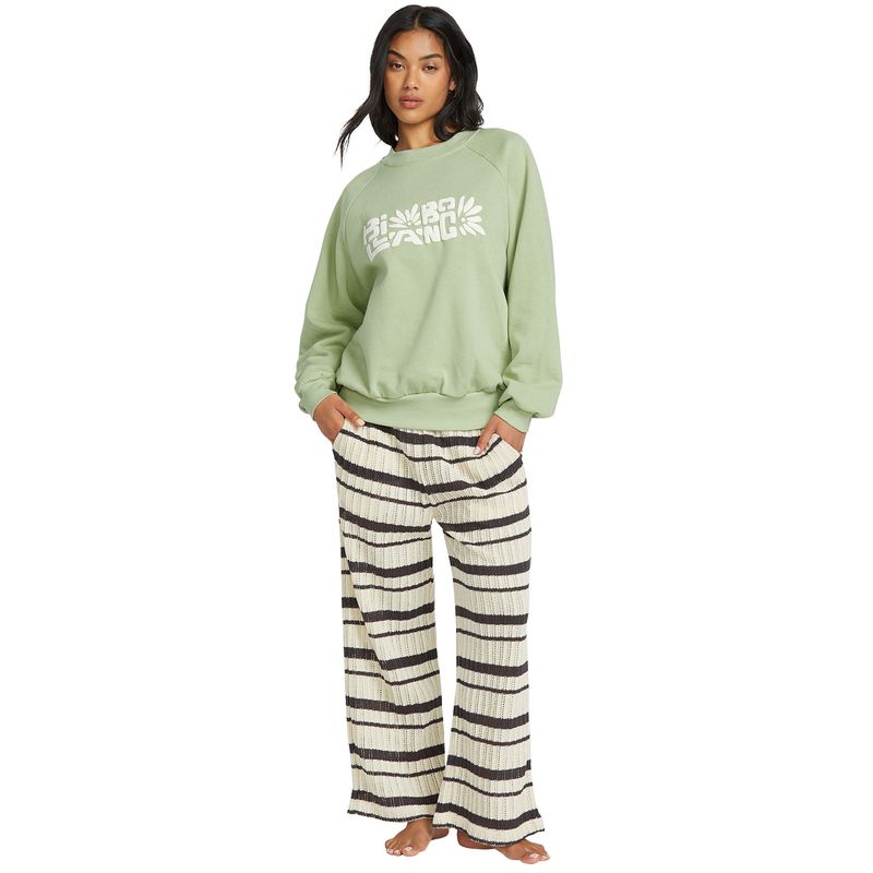Poleron-Para-Mujer-The-Waves-Crew-Verde-Billabong