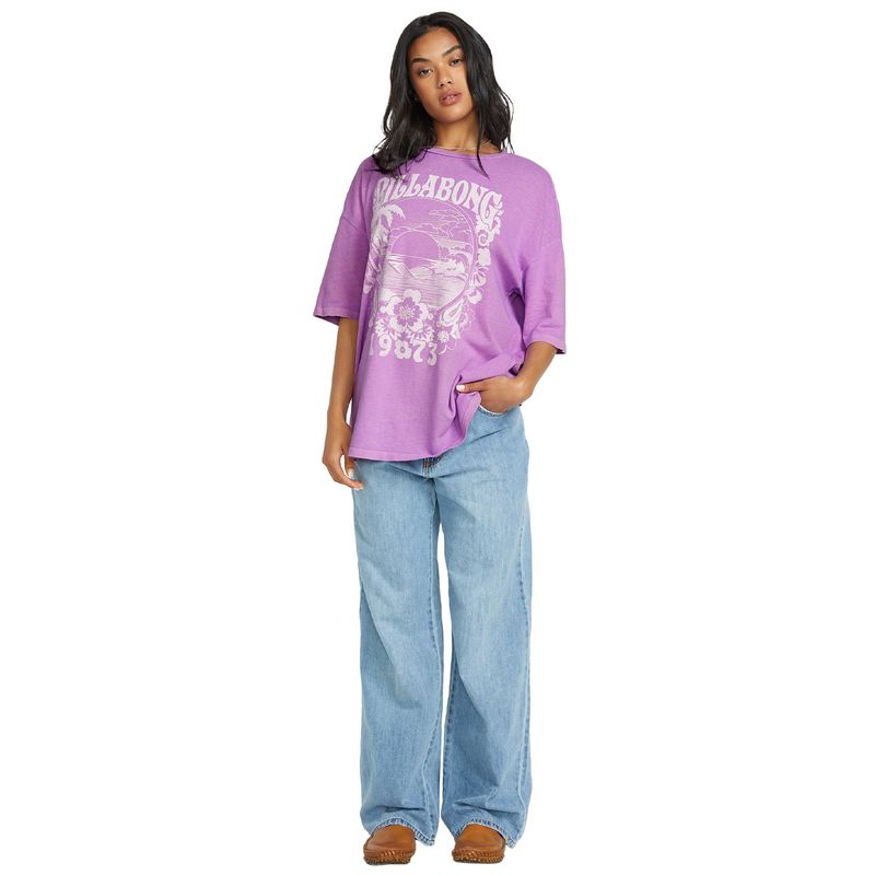 Polo-Basico-Para-Mujer-Sweet-Ride-Morado-Billabong