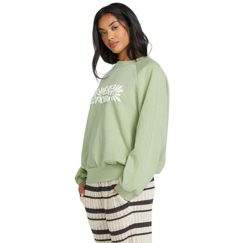 Poleron-Para-Mujer-The-Waves-Crew-Verde-Billabong