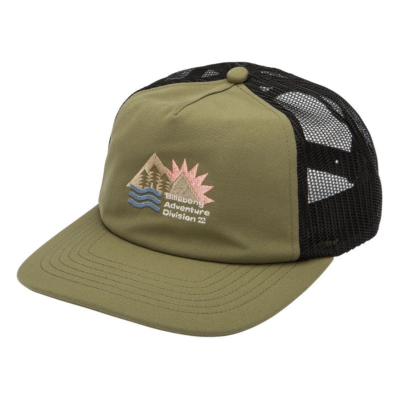 Gorro-Para-Hombre-Adiv-Trailblaze-Trucker-Verde-Billabong