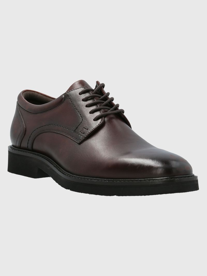 Zapato-Para-Hombre-Cuero-Aurelio-Burgundy-Hush-Puppies