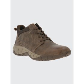 Botín Para Hombre Cuero Bodo Marrón Oscuro Hush Puppies