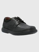 Zapato-Para-Hombre-Cuero-Kansas-Negro-Hush-Puppies