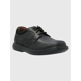 Zapato Para Hombre Cuero Kansas Negro Hush Puppies