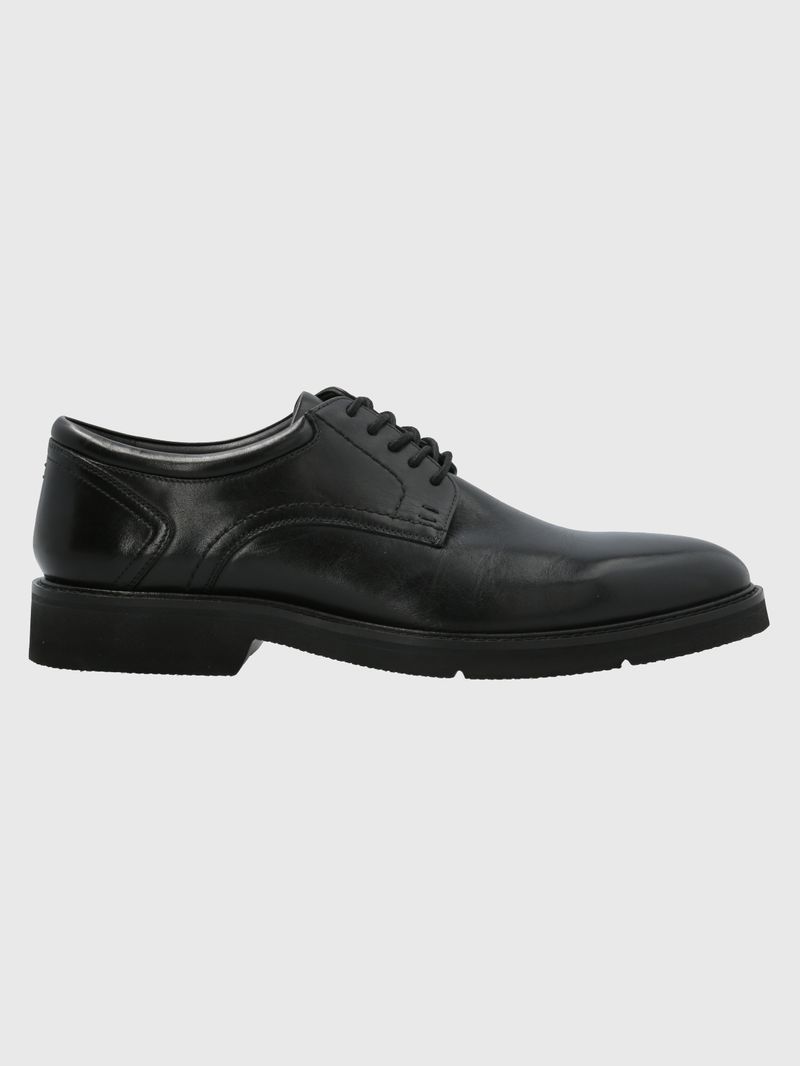 Zapato-Para-Hombre-Cuero-Aurelio-Negro-Hush-Puppies