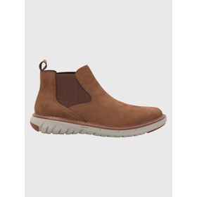 Botín Para Hombre Cuero Smart Chelsea Marrón Hush Puppies