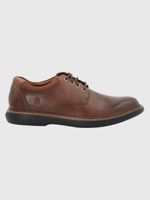 Zapato-Para-Hombre-Cuero-Ohio-Marron-Oscuro-Hush-Puppies