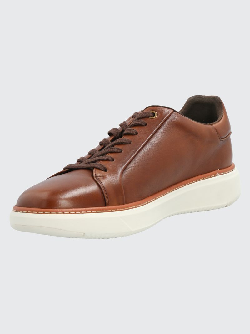 Zapatilla-Para-Hombre-Cuero-Force-G-Marron-Claro-Hush-Puppies