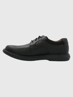 Zapato-Para-Hombre-Cuero-Kansas-Negro-Hush-Puppies