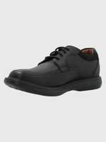 Zapato-Para-Hombre-Cuero-Kansas-Negro-Hush-Puppies