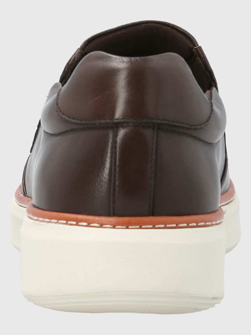 Slip-On-Para-Hombre-Cuero-Lite-G-Marron-Hush-Puppies