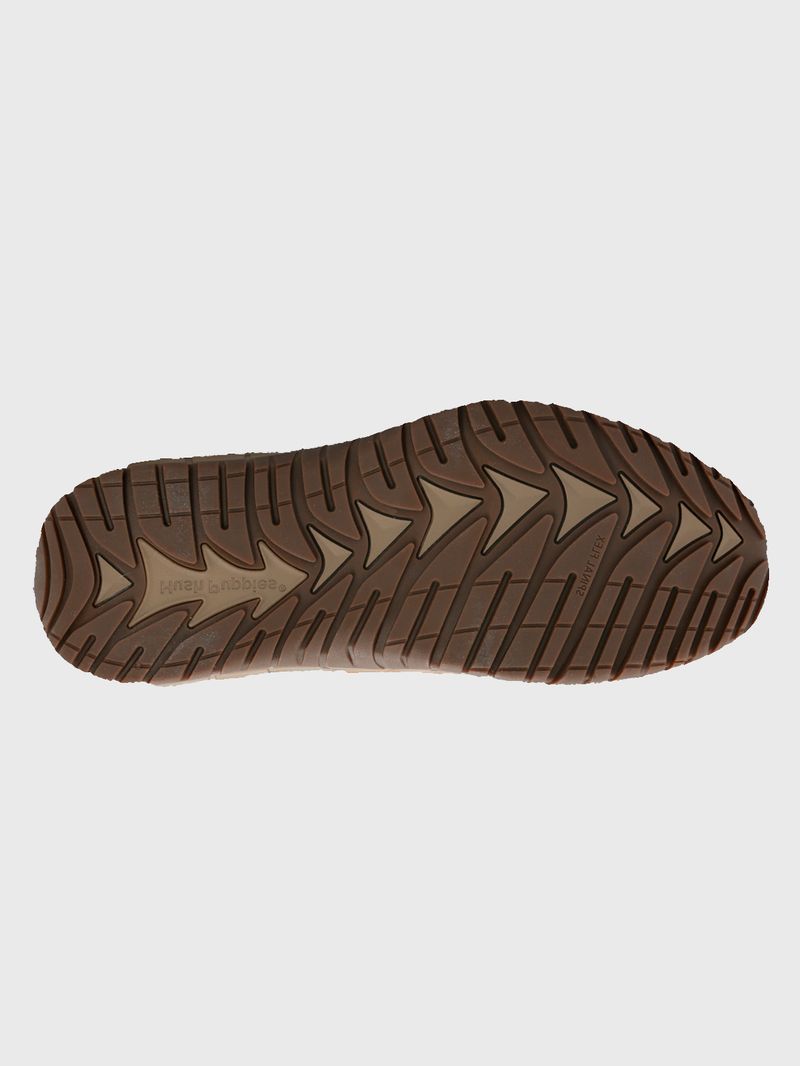 Botin-Para-Hombre-Cuero-Bodo-Marron-Oscuro-Hush-Puppies