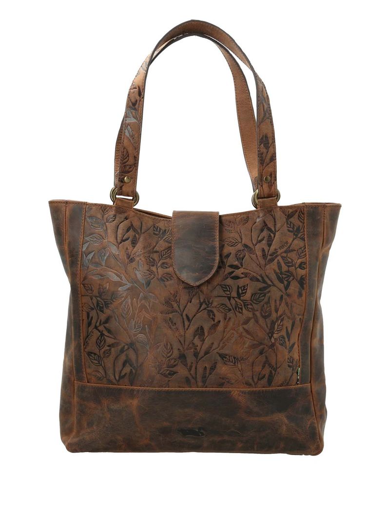 Cartera-Para-Mujer-Fibras-Recicladas-Flower-Tote-Cafe-Rockford