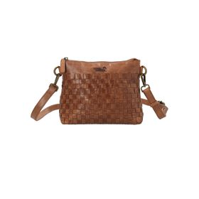 CARTERA PARA MUJER FIBRAS RECICLADAS BRAID CROSS CAFÉ ROCKFORD