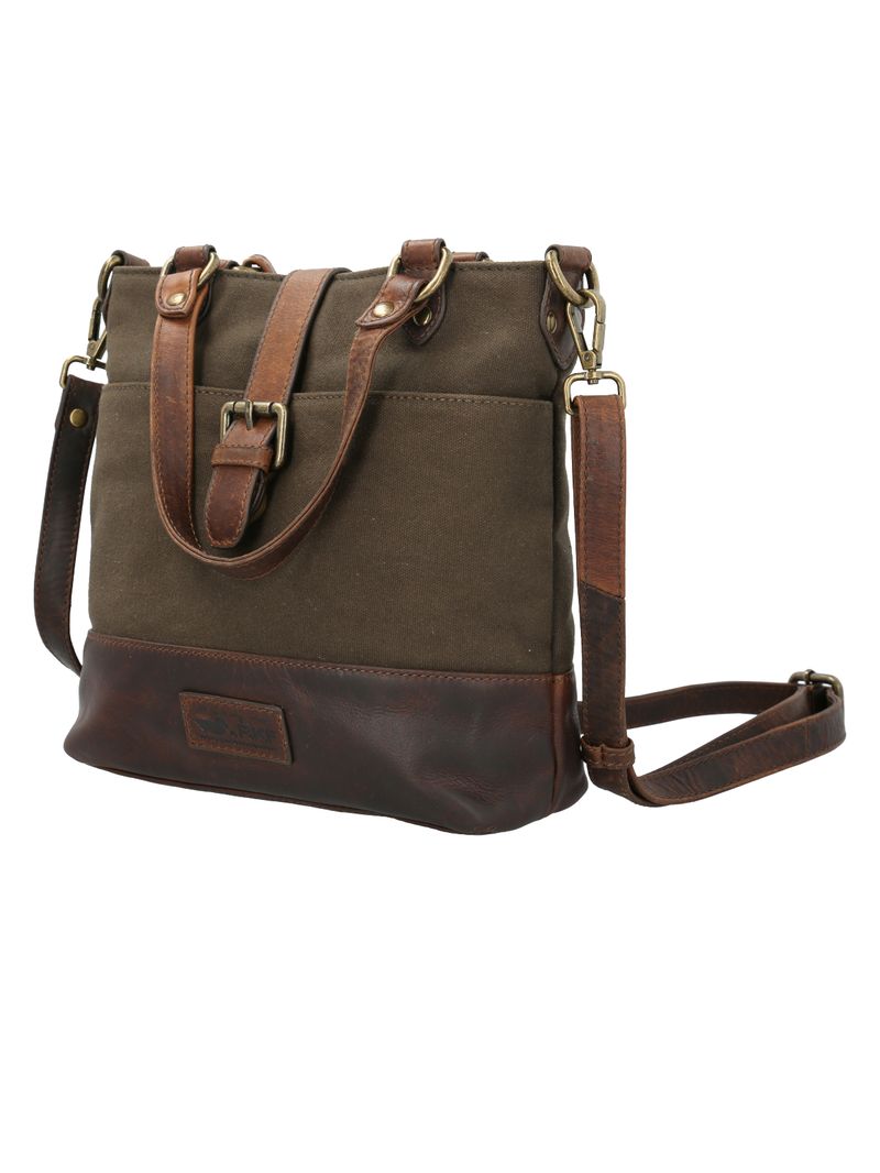 Cartera-Para-Mujer-Wax-Helen-Cross-Verde-Rockford
