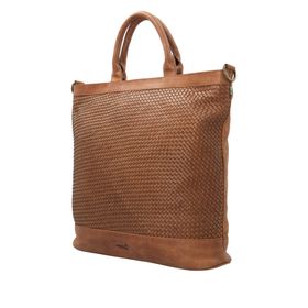 CARTERA PARA MUJER FIBRAS RECICLADAS BRAID TOTE CAFÉ ROCKFORD