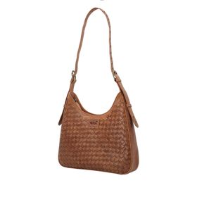 CARTERA PARA MUJER FIBRAS RECICLADAS BRAID HOBO CAFÉ ROCKFORD