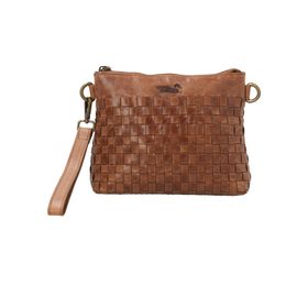 CARTERA PARA MUJER FIBRAS RECICLADAS BRAID CROSS CAFÉ ROCKFORD