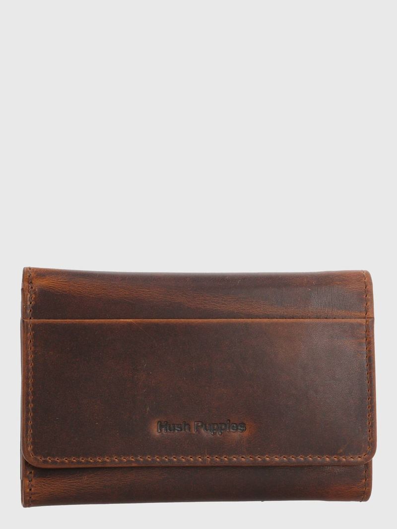 Billetera-Para-Mujer-Cuero-Massey-Wallet-Cafe-Hush-Puppies