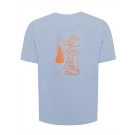 Polo Manga Corta Para Hombre Algodón Reciclado Native Azul Rockford