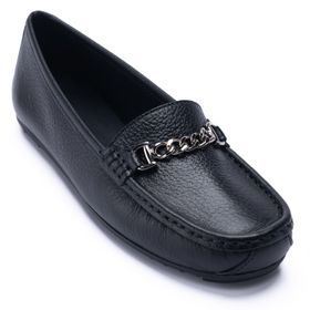 MOCASÍN PARA MUJER CUERO DEBORA NEGRO HUSH PUPPIES