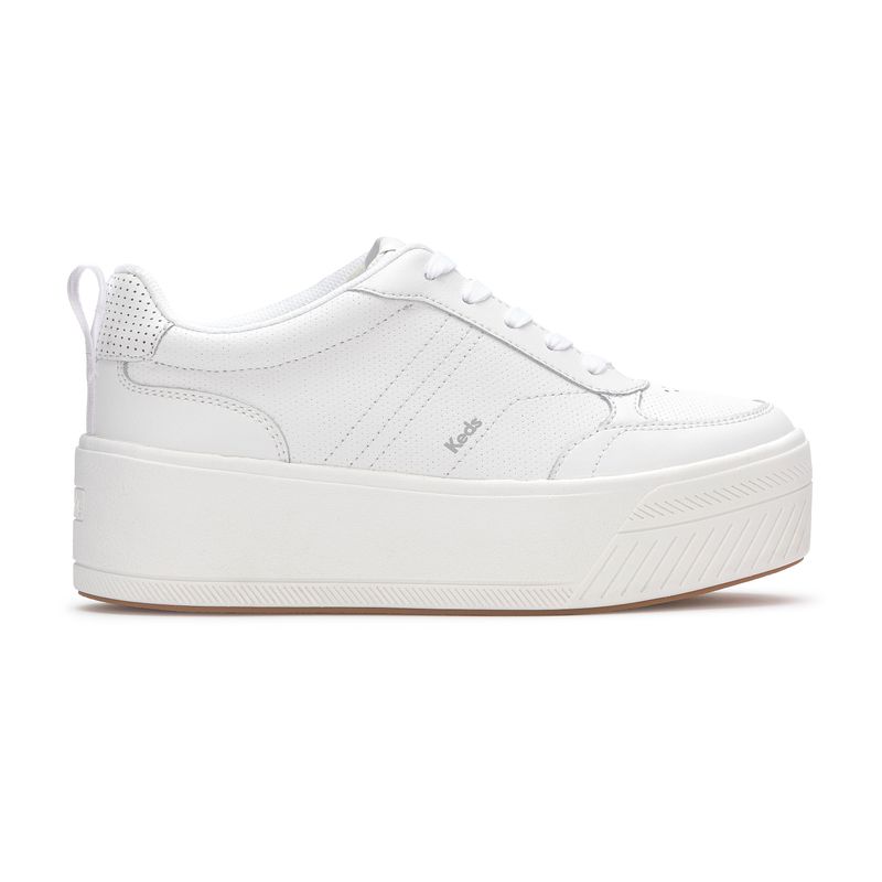 Zapatilla-Para-Mujer-Cuero-Skyler-II-Leather-Mixed-Texture-Blanco-Keds