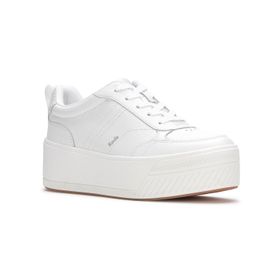 ZAPATILLA PARA MUJER CUERO SKYLER II LEATHER MIXED TEXTURE BLANCO KEDS
