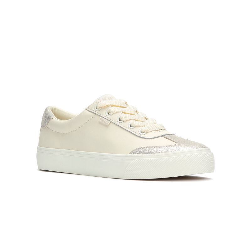 Zapatilla-Para-Mujer-Cuero-Jump-Kick-T-Toe-Leather-Glitter-Suede-Beige-Keds