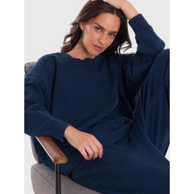 POLERA PARA MUJER CREW NECK CRETA AZUL BSOUL