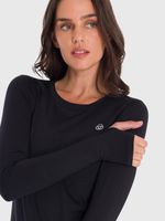 Polo-Manga-Larga-Para-Mujer-First-Layer-Negro-Bsoul