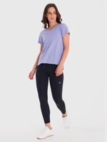 Polo-Manga-Corta-Para-Mujer-V-Neck-Morado-Bsoul
