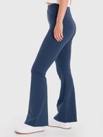 Legging-Para-Mujer-Flared-Azul-Bsoul