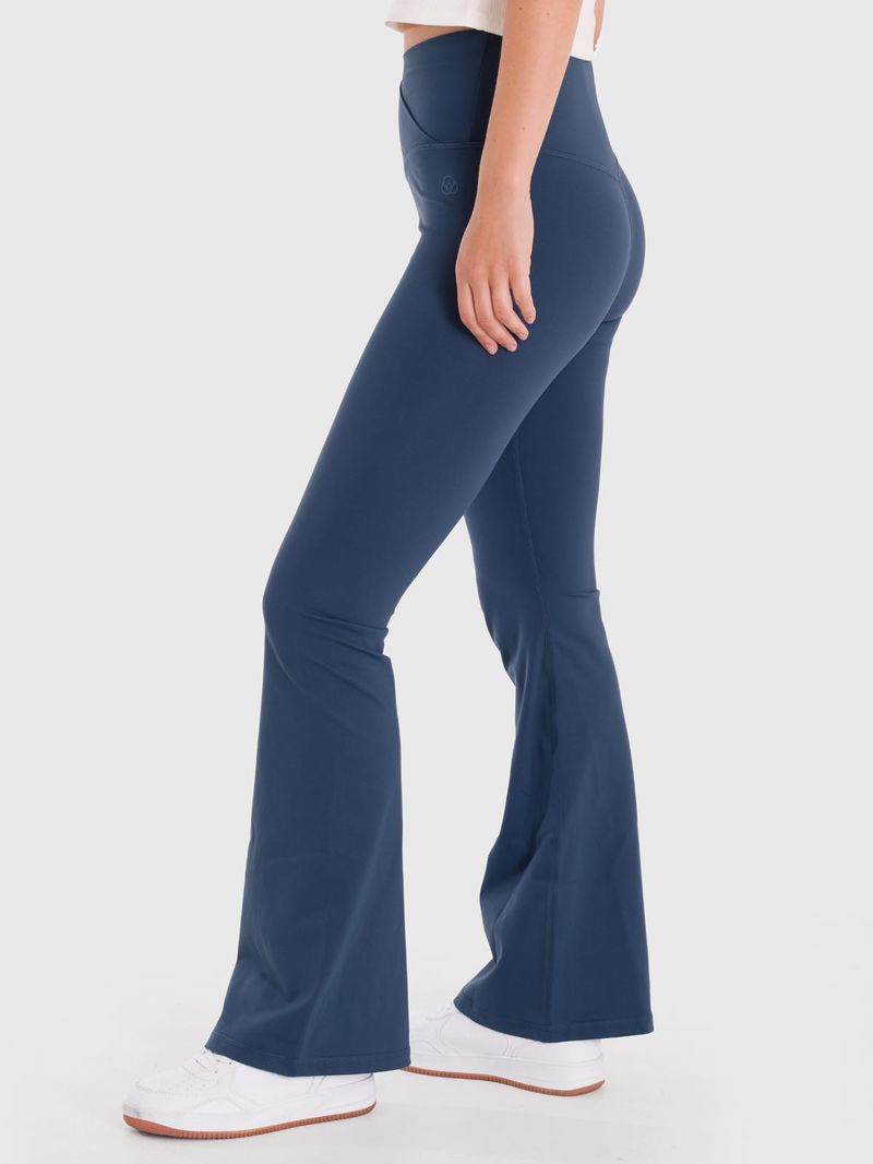 Legging-Para-Mujer-Flared-Azul-Bsoul