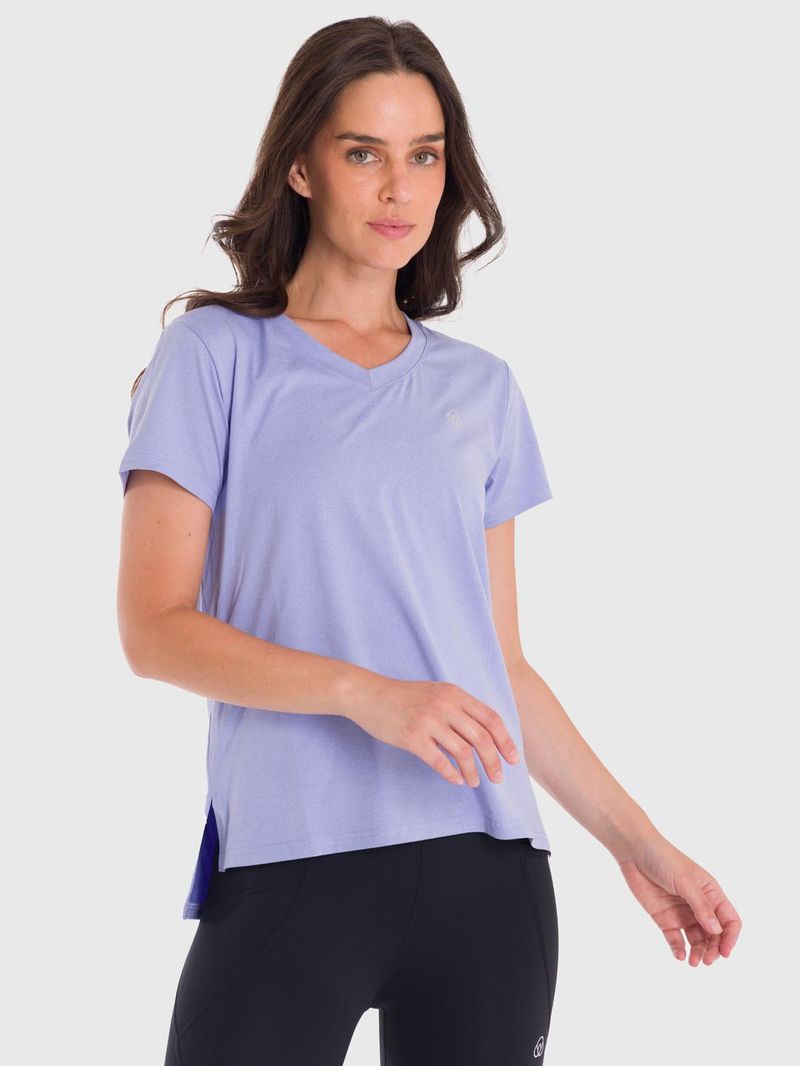 Polo-Manga-Corta-Para-Mujer-V-Neck-Morado-Bsoul