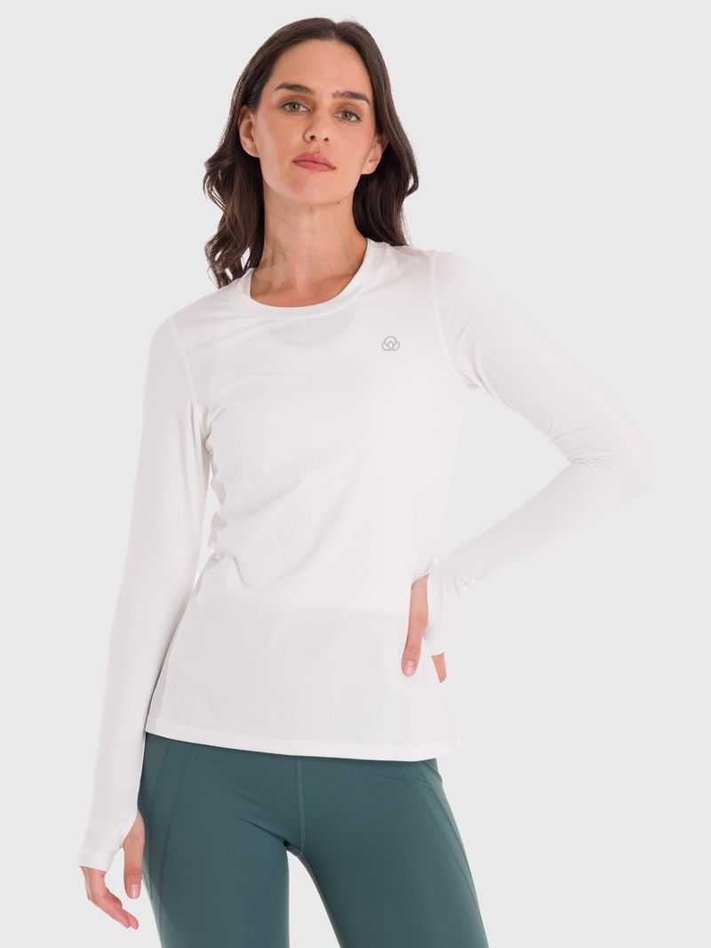 Polo-Manga-Larga-Para-Mujer-First-Layer-Blanco-Bsoul