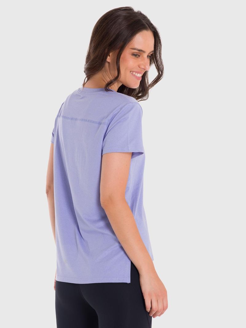 Polo-Manga-Corta-Para-Mujer-V-Neck-Morado-Bsoul