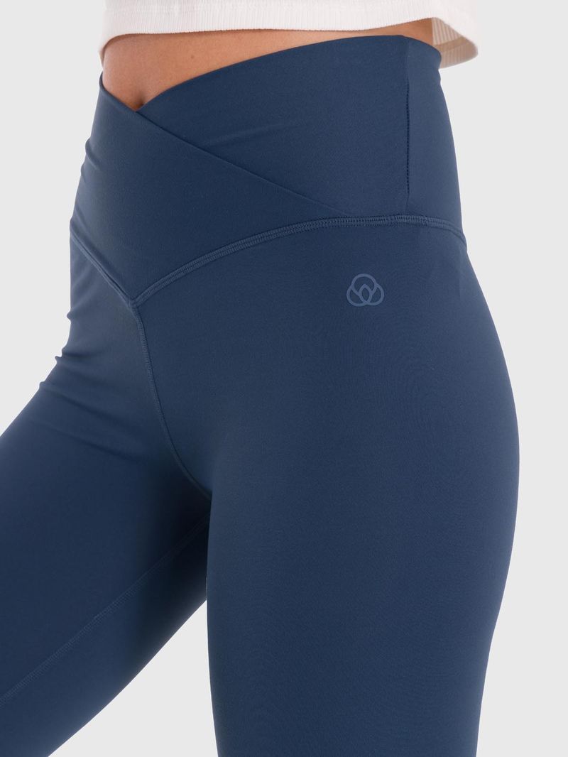 Legging-Para-Mujer-Flared-Azul-Bsoul