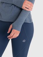 Polo-Manga-Larga-Para-Mujer-First-Layer-Azul-Bsoul